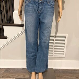 Vintage James Women's Straight Leg Blue Jeans
